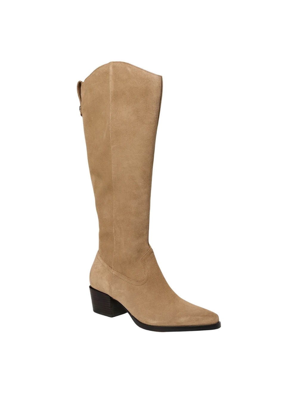 Dolce Vita Tan Suede Over-the-Knee Western Boot